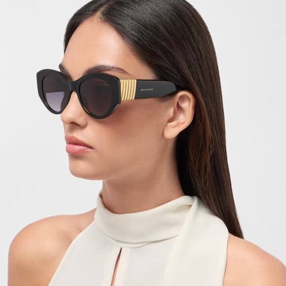 NEW!!! BVLGARI Sunglasses Tubogas BV40050I 52F, Authentic main image 6